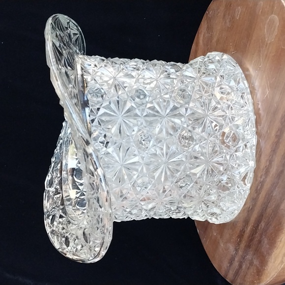 Huge Vintage Fenton glass top hat Button & Daisies Good Condition-One Chip Noted - Picture 5 of 12